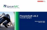 PeopleSoft v9 - SpearMCspearmc.com/wp-content/uploads/2015/02/PeopleSoft-v9.2-Financials... · PeopleSoft v9.2 Financials Highlights ... – Ability to add an ad-hoc approver during