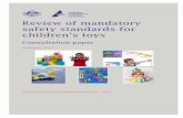 Review of mandatory safety standards for - Citizen … of mandatory safety standards for children’s toys 1 Review of mandatory safety standards for children’s toys ... logos, illustrations