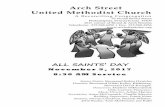 Arch Street United Methodist Churcharchstreetumc.org/wp-content/uploads/2017/11/Bulletin-November-5...11/7 12:00 Hour of Power, Sanctuary . ... Sunday November 26: UMW GAT in the chapel