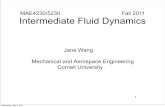 MAE4230/5230 Fall 2011 Intermediate Fluid Dynamicsdragonfly.tam.cornell.edu/teaching/mae5230-lec19.pdf · MAE4230/5230 Fall 2011 Intermediate Fluid Dynamics 1 ... 1. Reynolds number,