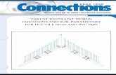 Connections Bulletin PD-06: Thrust Restraint Design ... Cross sectional area of the small side of reducer ... coefficient F s = Frictional resistance acting ... Thrust Restraint for