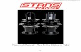 Technical Manual Neo Neo Ultimate Hubs - NoTubes Maintenance Instructions This chapter contains detailed instructions for servicing a Stan’s NoTubes Neo hub. This includes end cap