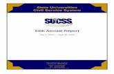 State Universities Civil Service System - Illinois · PDF file54th Annual Report July 1, 2004 — June 30, 2005 1717 Philo Road, ... commitment, ... DSCC 271 271 0 0 13 2 15 286 UICOM-Peoria