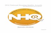 2018 National Housing Quality Awards NNHQA... · K. Hovnanian Northern California ... it will cement your reputation with ... If you are submitting an application for a division of