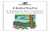 Habitats - Wildwood Trust · PDF fileBritish wildlife with an emphasis on woodland and can be used on its own or in conjunction with a visit to Wildwood Trust