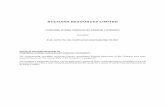 BUCHANS RESOURCES  · PDF fileBUCHANS RESOURCES LIMITED CONDENSED INTERIM CONSOLIDATED FINANCIAL STATEMENTS Unaudited For the nine-month period ended September 30, 2017