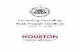 Counseling Psychology Ph.D. Program Handbook 2017 · PDF fileCounseling Psychology Training Values ... Candidacy Research Paper and Advancement to Candidacy ... consistent with an