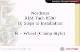 RIM TACH 8500 10 Steps to Installation - Dynapar · PDF file · 2008-12-01• RIM TACH 8500’s have 4 different wheel choices. • Each wheel has it’s own installation method to