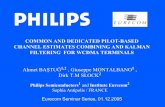 COMMON AND DEDICATED PILOT-BASED CHANNEL  · PDF filecommon and dedicated pilot-based channel estimates combining and kalman filtering for wcdma terminals ahmet baŞtu