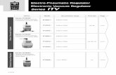 SMC REGULATOR ITV2000 Electronic Vacuum Regulator Series · PDF fileElectronic Vacuum Regulator Series ITV Electro–Pneumatic Regulator Electronic Vacuum Regulator Page Series ITV2000