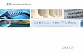 endocrine notes - Cleveland Clinic: Every Life Deserves ... · PDF fileEndocrine Notes updates physicians on clinical prac-tices, ... surgery • Our groundbreaking study, known as