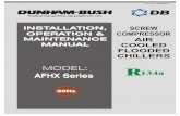 Installation, Operation & Maintenance · PDF fileINSTALLATION, OPERATION & MAINTENANCE MANUAL INSTALLATION, OPERATION & MAINTENANCE MANUAL MODEL: AIR COOLED FLOODED CHILLERS SCREW