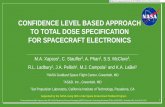 Confidence Level Based Approach to Total Dose Specification for Spacecraft Electronics · PDF file · 2017-07-07TID and DDD probability distributions were calculated for each orbit