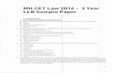 MH CET Law 2016 - 3 Year LLB Sample Paper Mr. F.S. Nariman Ans: b Who among the following is the first sitting fu investigation? a) Mr. Justsice P. D. Dinakaran b) Mr. Justsice Soumithra