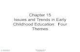 Issues and Trends in Early Childhood Education · PDF fileIssues and Trends in Early Childhood Education: Four Themes ... The need for physical protection, safety, ... –A sad and