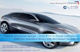 Vehicle functional design – from PSA in-house software to · PDF file · 2013-12-02Vehicle functional design – from PSA in-house software to ... formulae Van Der Jagt ... Camber