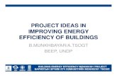 PROJECT IDEAS IN IMPROVING ENERGYIMPROVING  · PDF fileproject ideas in improving energyimproving energy efficiency of buildings b.munkhbayar/a.tsogt beep, undpbeep, undp