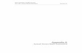 Appendix E -  · PDF fileAnnual Stream Bank Assessment . ... stream cover, bank stability and level of ... stands of Cotton bush were recorded along large sections and are