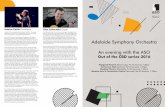 Adelaide Symphony Orchestra · PDF fileAngelo Gilardino, and the great double bassist Edgar Meyer, have also been influential. ... Guitar Competitions, major prizes at three Guitar