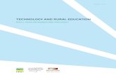 TECHNOLOGY AND RURAL EDUCATION - ROCI: Rural · PDF fileTECHNOLOGY AND RURAL EDUCATION ... human capital, economic development, ... He is a recognized expert on education technology,