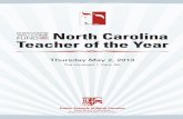 North Carolina Teacher of the Year -  · PDF filea comprehensive technology package to the North Carolina Teacher of the Year designee ... lisa Wilson Clover Garden
