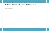 Managerial Economics - Kings Universitykingsuniversityusa.org/pdf/Managerial Economics ECO 625.pdf · A study of managerial economics enriches the analytical ... Managerial Economics