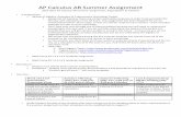 AP Calc Summer Assignment 2014-2015 one sided copy · PDF file• 3!assignments:! ... AP Calculus Summer Assignment Part 1 of 3: ... AP Calc Summer Assignment 2014-2015 one sided copy