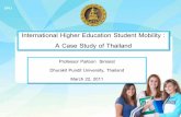 International Higher Education Student Mobility : A Case ... · PDF fileInternational Higher Education Student Mobility : ... Top Ten of Origin for International Students Studying