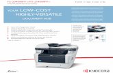 YOUR LOW-COST HIGHLY-VERSATILE - Philcopy · PDF fileYOUR LOW-COST HIGHLY-VERSATILE ... the reversing document ... b/w), 25 ipm (300 dpi, A4, colour) Scan resolution: 600, 400, 300,