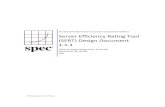 Server Efficiency Rating Tool (SERT) Design … Efficiency Rating Tool (SERT) Design Document ... Sample TXT Report Output ... Server Efficiency Rating Tool (SERT) - Design Document