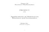 Applications of Matrices to Business and Economicsybu.edu.tr/.../Applications-of-Matrices-to-Business-and-Economics.pdf · Applications of Matrices to Business and Economics What