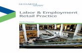 CH-10-0135 Labor & Employment Retail Practice Brochure …seyfarth.com/...CH100135LaborEmploymentRetailPracticeBrochure… · individual claims under the Fair Labor Standards ...