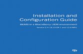 Configuration Guide Installation and · PDF filePreparing the computer that hosts BEMS for use with Microsoft Lync Server 2010, ... permission to the BEMS ... for Microsoft SharePoint