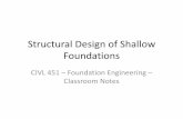 Structural Design of Shallow Foundationscivil.emu.edu.tr/courses/civl451/2015-2016s/Chapter 5 - Structural...Structural Design of Shallow Foundations CIVL 451 – Foundation Engineering