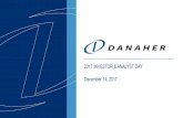 2017 INVESTOR & ANALYST DAY December 14, 2017 partners, uncertainties relating to collaboration arrangements with third parties, commodity costs and surcharges, our ability to adjust