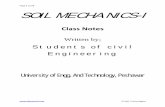 Page 1 72 SOIL MECHANICS-I - About Civilaboutcivil.org/soil-mechanics/soil-mechanics-1-low.pdf · Page 1 of 72 SJ Soft Technologies SOIL MECHANICS-I Class Notes Written by; Students