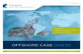 OFFSHORE CASE DIGEST - Conyers Dill & Pearman · PDF fileOFFSHORE CASE DIGEST. 2 / Editor Bermuda ... by persons in Bermuda and (2) defi ning the common law powers of assistance to