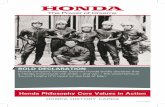 BOLD DECLARATION - American Honda Motor …discover.honda.com/pdf/Honda-History-cards.pdfHonda Philosophy Core Values in Action HONDA HISTORY CARDS VIAHHC563D BOLD DECLARATION Honda