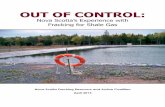 OUT OF CONTROL -   · PDF file1 Nova Scotia Fracking Resource and Action Coalition (NOFRAC) April 2013 Out of Control: Nova Scotia’s Experience with Fracking for Shale Gas