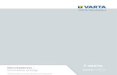 Microbatteries – innovative · PDF fileMicrobatteries – innovative energy VARTA Microbattery ... VARTA Micro Innovation GmbH founded in cooperation with Graz University NiMH production