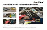 Equipment status management solutions -  · PDF filePre-prepared inspection record documents for specific equipment   ... Equipment-specific solutions ... Document wallets 09