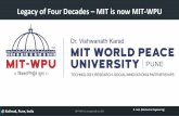 Legacy of Four Decades MIT is now MIT-WPUmitwpu.edu.in/wp-content/uploads/2018/01/B.-Tech.-Robotics-and...Engineering Education especially for it’s Foundation Campus of Kothrud,
