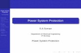 Power System Protection - NPTELnptel.ac.in/courses/Webcourse-contents/IIT Bombay/Power System... · Power System Protection S.A.Soman Overview Electrical Energy Systems Types of Protection