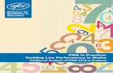 PISA in Practice: Tackling Low Performance in Maths · PDF filePISA in Practice: Tackling Low Performance in Maths. ... PISA in Practice: Tackling Low Performance in Maths Page 1 ...