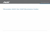 Thunder ADC for SAP Business Suite - A10 Networks Guide Thunder ADC for SAP Business Suite ... SAP, the global market leader in business resource planning and business ... Sample scripts