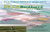 BUY FARM DIRECT AND SAVE - Welcome - Ray · PDF fileBMR84 Brown Mid-Rib 84-Day Corn Seed ... BUY FARM DIRECT AND SAVE ... Ray Brothers has been involved in all aspects of the seed
