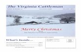 Th e Virginia Cattlemanvacattlemen.org/pdf/2014/VA Cattleman Dec 2014 electronic.pdf · Th e Virginia Cattleman Volume 36 Number 11 Circulation 8,000 December 2014 Wintertime in Thompson