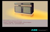 ABB Power Quality Product Brochure AVC Ride Through ... · PDF fileProduct Brochure AVC Ride Through Storage 150kVA to 2400kVA ABB Power Quality