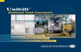Enclosed Track Conveyors · PDF filePlease Note: This catalog is designed to illustrate the various Unibilt components and their applications in a conveyor system. Although self design