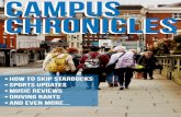 CAMPUS CHRONICLES - Shrewsbury Sixth Form College · PDF fileCAMPUS CHRONICLES •how to skip starbucks •sports updates •music reviews •driving rants •and even more... The